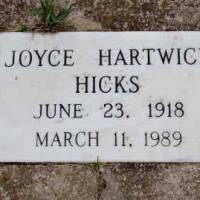 Joyce HARTWICK HICKS